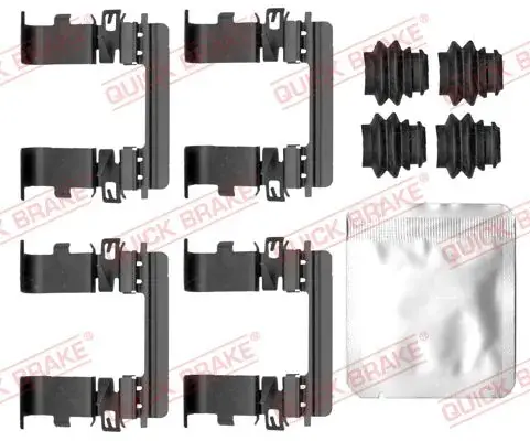 Комплект прижимних планок гальмівного супорту quick brake 109-0185