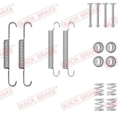 Монтажний к-кт барабанних гальм.колодок Hyundai ix35 10- quick brake 105-0020