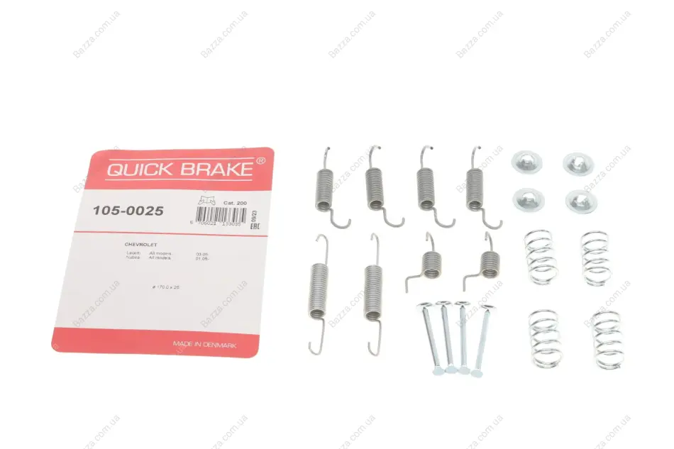 Монтажний к-кт гальмівних колодок Quick Brake 1050025 (фото 1)