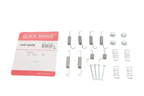 Монтажний к-кт гальмівних колодок Quick Brake 1050025