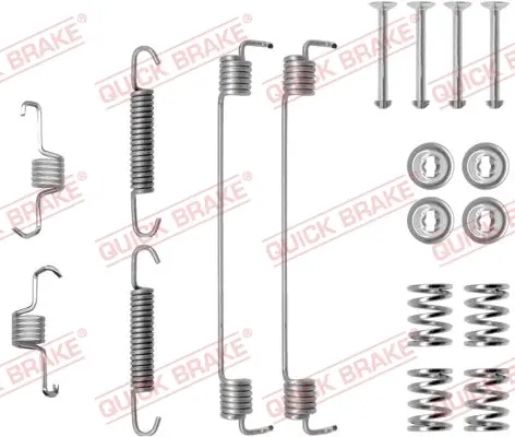 Монтажний к-кт гальмівних колодок quick brake 105-0819
