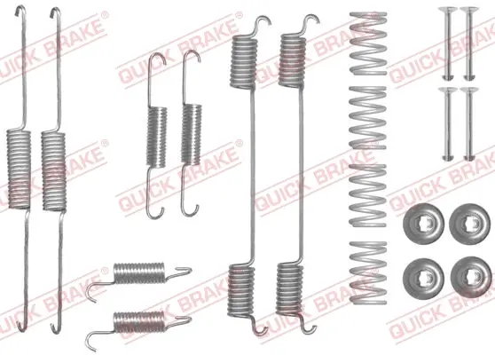 Монтажний к-кт гальмівних колодок quick brake 105-0861
