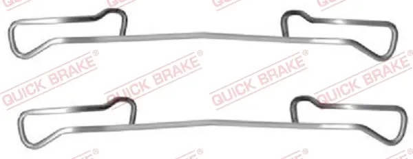 Монтажний к-кт гальмівних колодок quick brake 109-1150