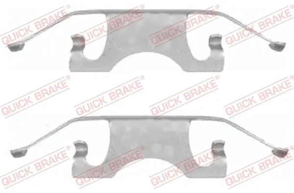 Монтажний к-кт гальмівних колодок quick brake 109-1640