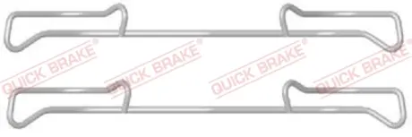 Монтажний к-кт гальмівних колодок quick brake 109-1678