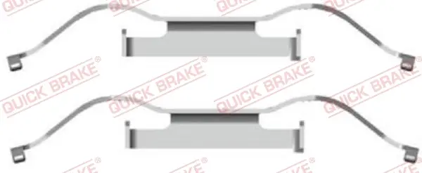 Монтажний к-кт гальмівних колодок quick brake 109-1681