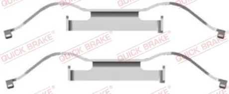 Монтажний к-кт гальмівних колодок quick brake 109-1681