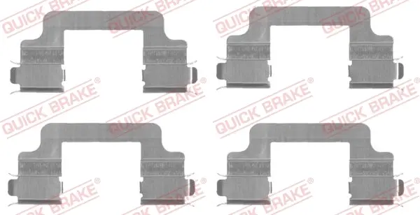 Монтажний к-кт гальмівних колодок quick brake 109-1727
