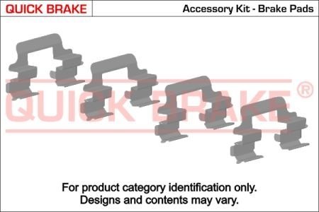 Монтажний к-кт гальмівних колодок quick Brake 109-1826 на Бмв 6 серии