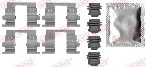Монтажний компл.,гальм.колодки quick brake 1090013
