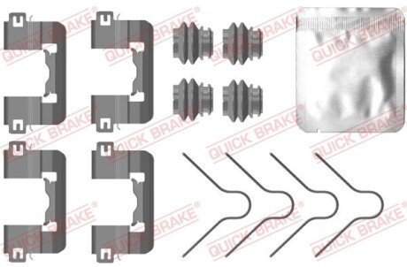 Монтажний компл.,гальм.колодки quick Brake 1090105 на Киа Пиканто