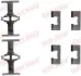 Монтажний компл.,гальм.колодки quick brake 109-1092