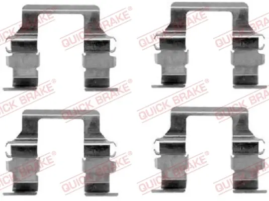Монтажний компл.,гальм.колодки quick brake 109-1164