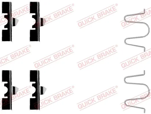 Монтажний компл.,гальм.колодки quick brake 109-1170