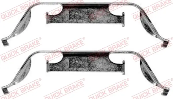Монтажний компл.,гальм.колодки quick brake 109-1222