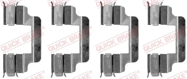 Монтажний компл.,гальм.колодки Quick Brake 109-1230 (фото 1)