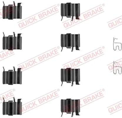 Монтажний компл.,гальм.колодки quick brake 109-1244