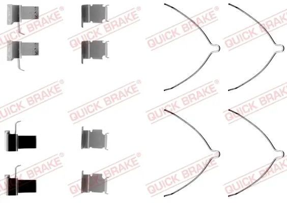 Монтажний компл.,гальм.колодки quick brake 109-1261
