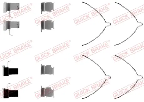 Монтажний компл.,гальм.колодки quick brake 109-1261