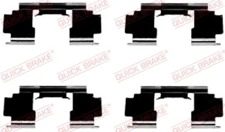 Монтажний компл.,гальм.колодки Quick Brake 109-1276