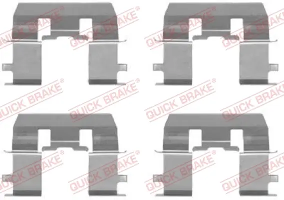 Монтажний компл.,гальм.колодки quick brake 109-1281