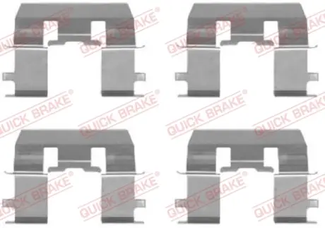 Монтажний компл.,гальм.колодки quick brake 109-1281