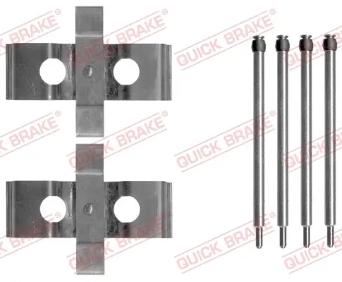 Монтажний компл.,гальм.колодки quick brake 109-1611