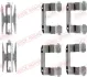 Монтажний компл.,гальм.колодки quick brake 109-1618