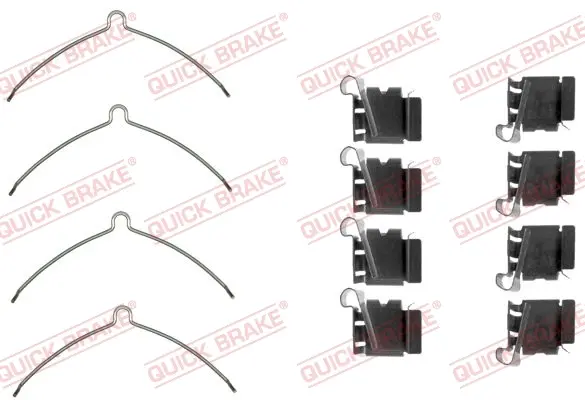 Монтажний компл.,гальм.колодки quick brake 109-1622