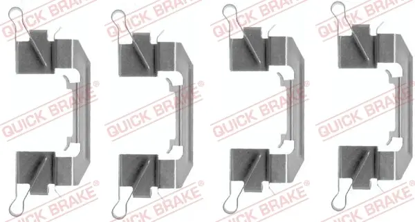 Монтажний компл.,гальм.колодки quick brake 109-1626