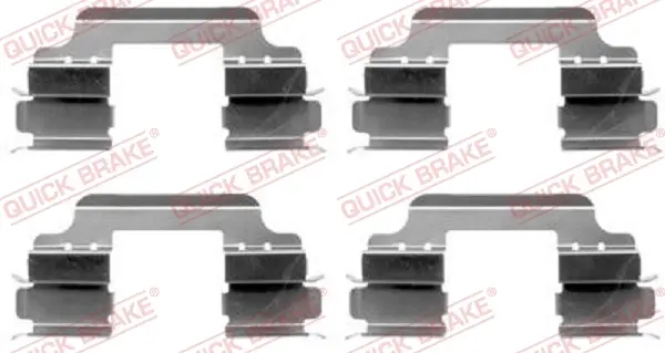 Монтажний компл.,гальм.колодки quick brake 109-1648