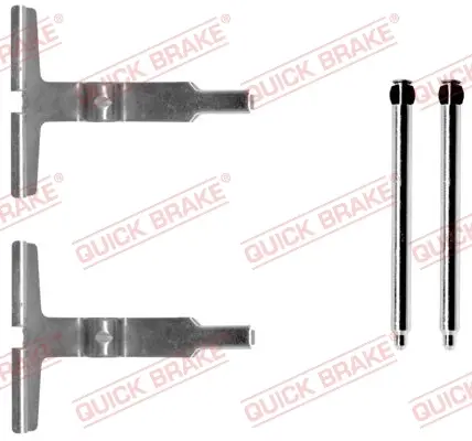 Монтажний компл.,гальм.колодки quick brake 109-1661