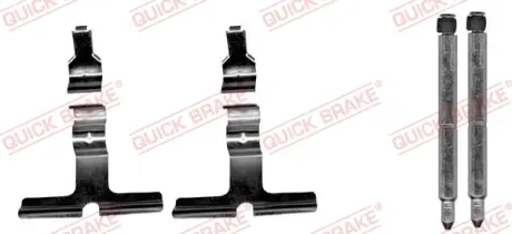 Монтажний компл.,гальм.колодки Quick Brake 109-1676