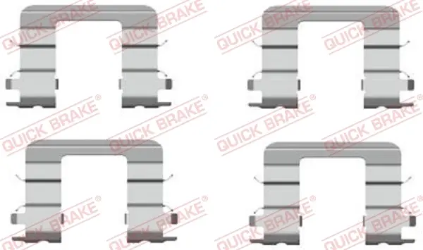 Монтажний компл.,гальм.колодки quick brake 109-1696