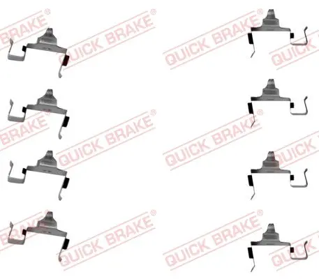 Монтажний компл.,гальм.колодки quick brake 1091697