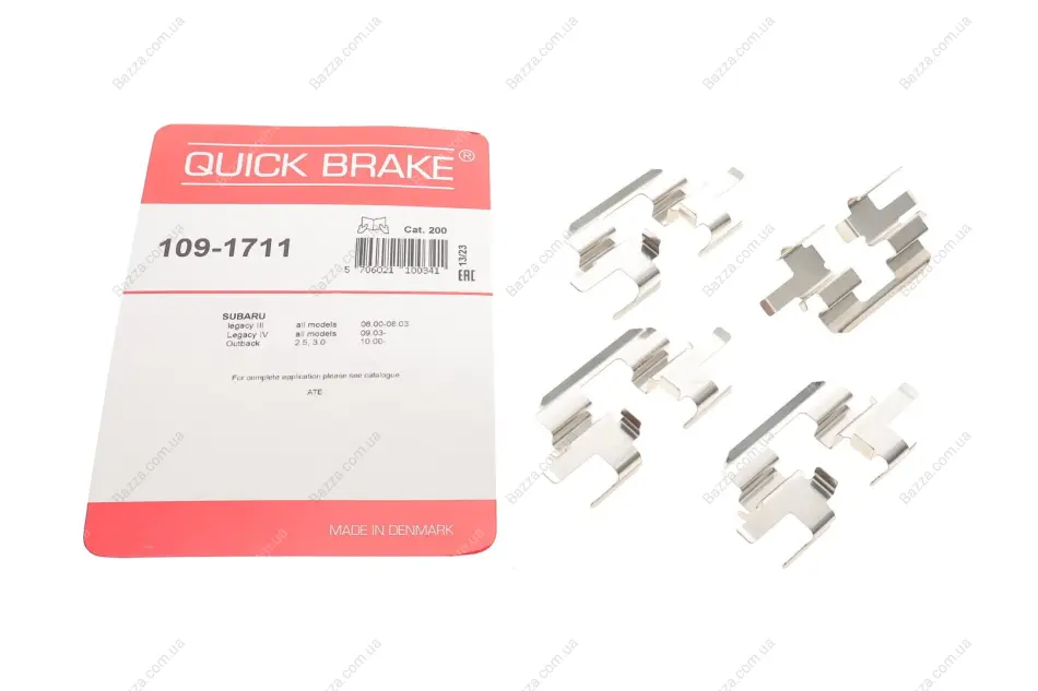Монтажний компл.,гальм.колодки quick brake 1091711
