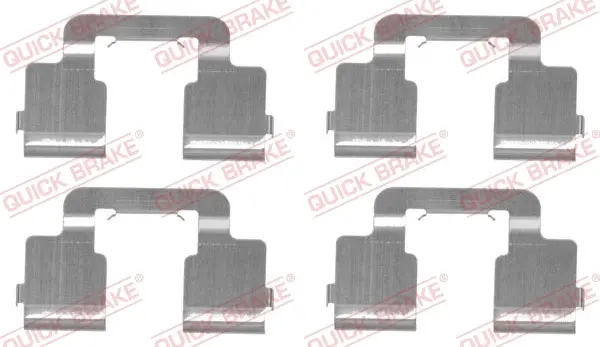 Монтажний компл.,гальм.колодки quick brake 109-1733