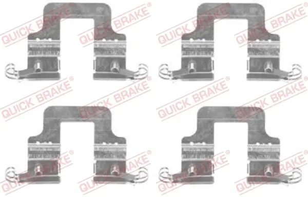 Монтажний компл.,гальм.колодки quick brake 109-1766