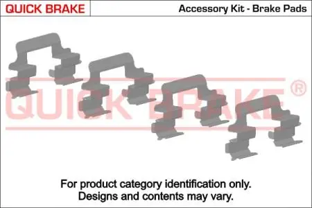Монтажний компл.,гальм.колодки quick brake 1091821