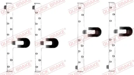 Монтажный комплект дисковых колодок VW quick brake 1091048
