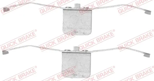 Монтажный комплект перед. колодок Ford Focus C-max/Connect/Renault Megane II 05- quick brake 1091639