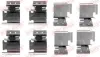 Монтажный комплект перед. колодок Toyota/Fiat Punto/Gr. Punto 1.9D 05-/VW Crafter 2.0TDi 11- quick brake 1091298