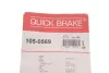 Монтажный комплект зад. барабанных колодок AUDI A2 00-05, 80 78-86 SEAT Toledo 91-99, Ibiza 93-99, Quick Brake 1050569 (фото 10)