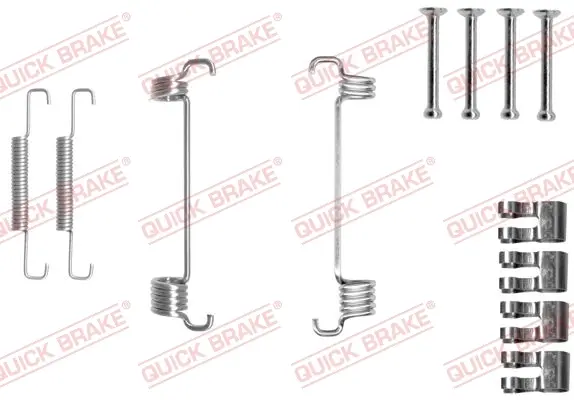 Монтажный комплект зад. барабанных колодок Peugeot Boxer,Jumper quick brake 1050851