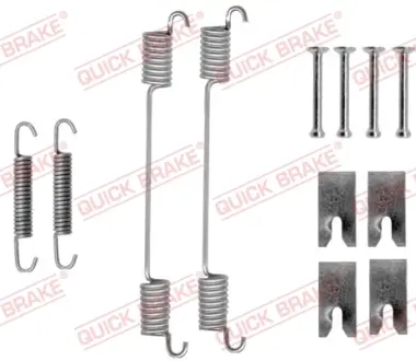 Монтажный комплект зад. барабанных колодок quick brake 1050836