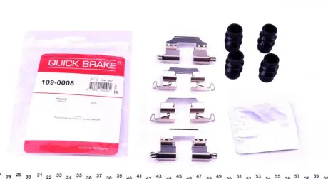 Направляючі гальмівних супортів Quick Brake 1090008