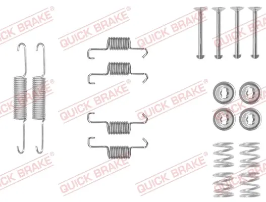 Р/к барабанних гальм. колодок quick brake 105-0011
