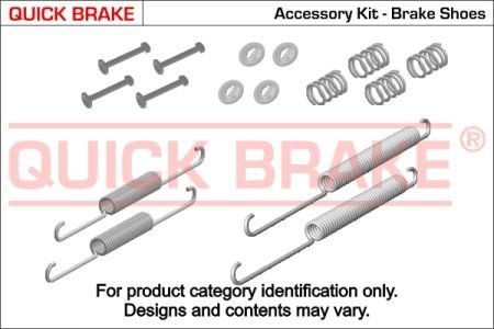 Р/к барабанних гальм. колодок quick Brake 1050016