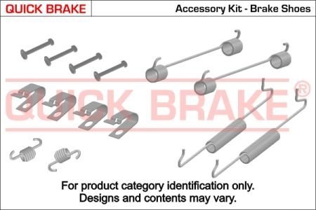 Колодки ручного (стоячого) тормоза quick Brake 105-0019