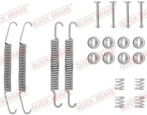 Р/к барабанних гальм. колодок quick brake 105-0548